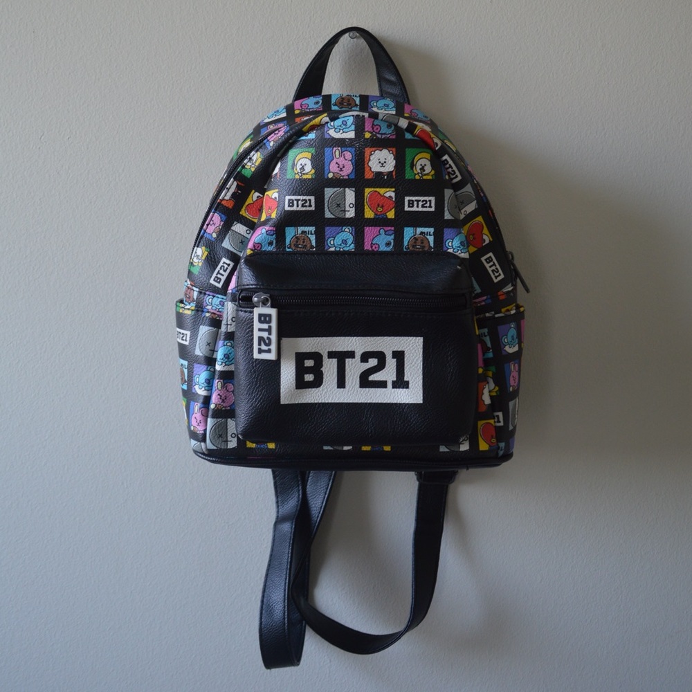 BT21 Grid Mini Backpack